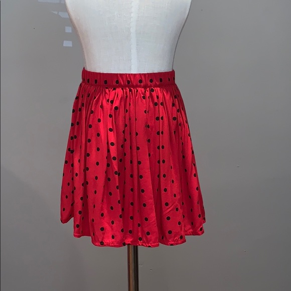Gap Kids red polka dot skirt size 6/7 - Picture 3 of 7